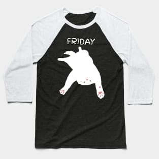 FRIDAY VIBES (WHITE) Baseball T-Shirt